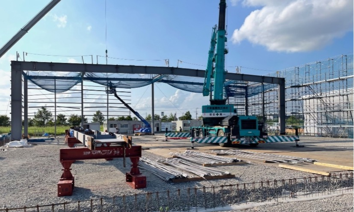 埼玉キッコーマン 工場併設倉庫新設工事