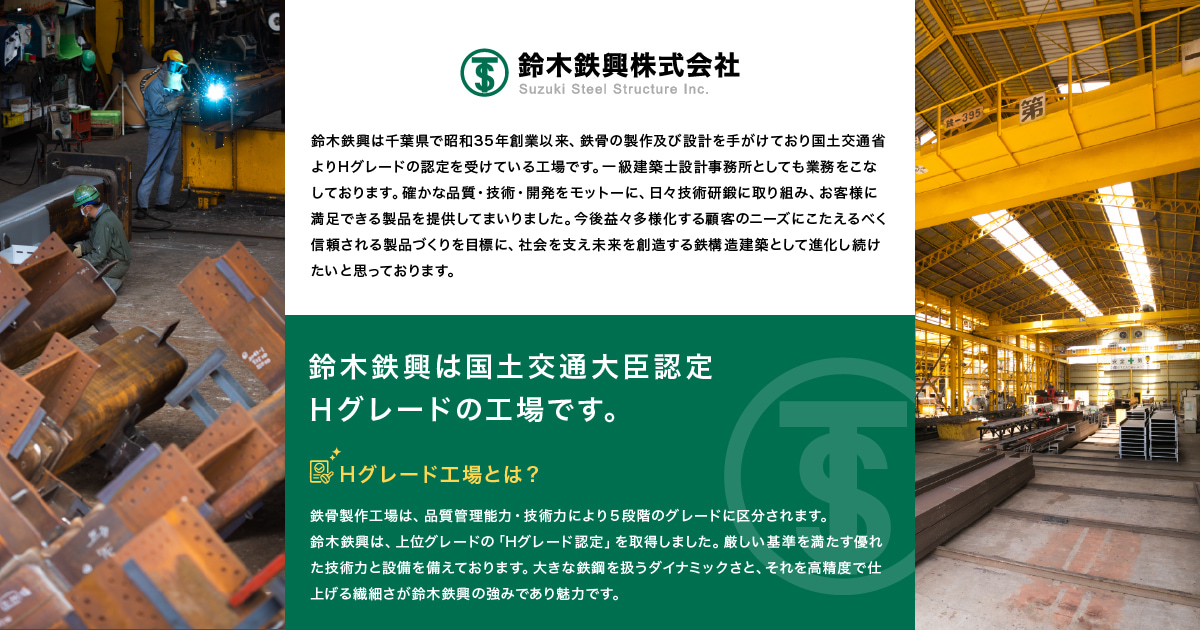 ⼯場紹介 | 事業案内 | 鈴木鉄興株式会社